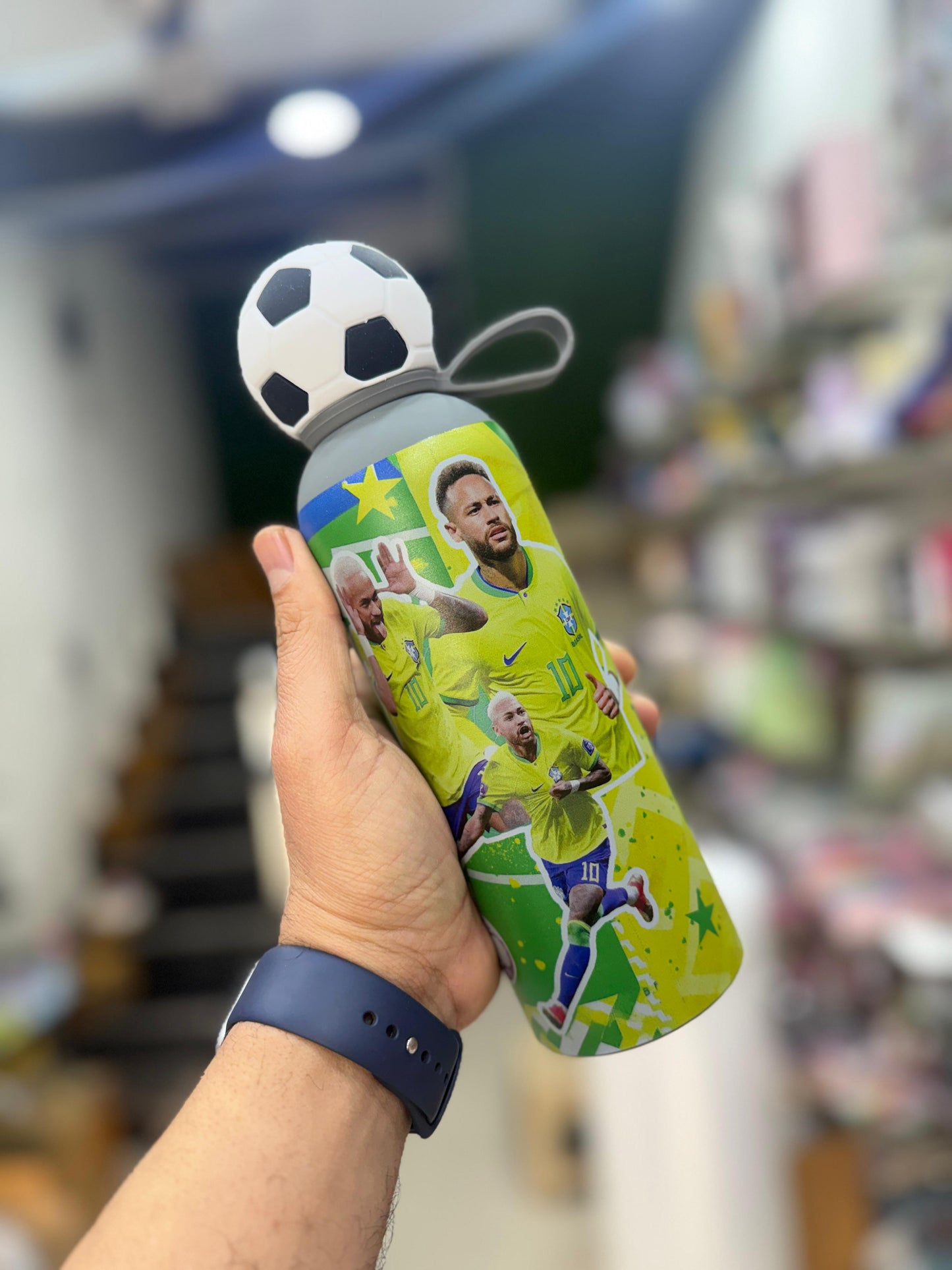 Football Theme Insulated Steel Bottles