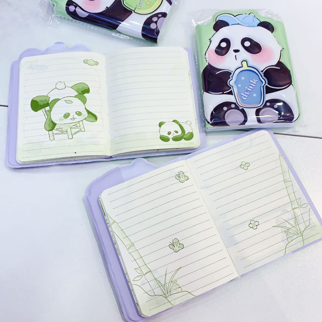 Cute Panda Soft Puffy Cover