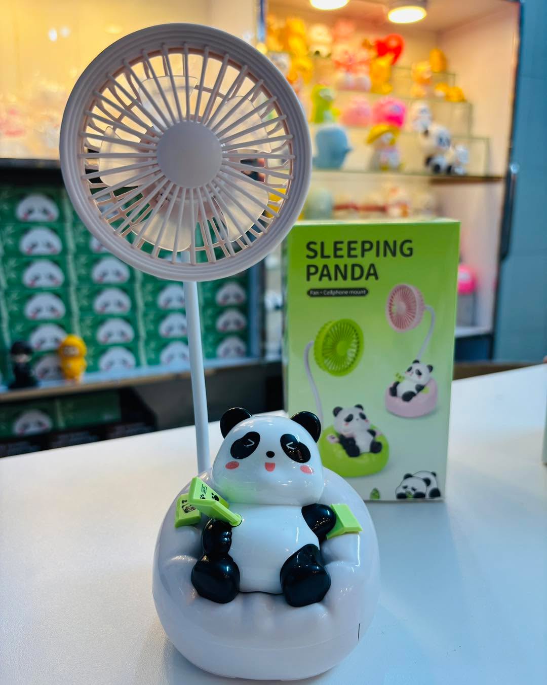 Cute Sleeping Panda Rechargeable Fan
