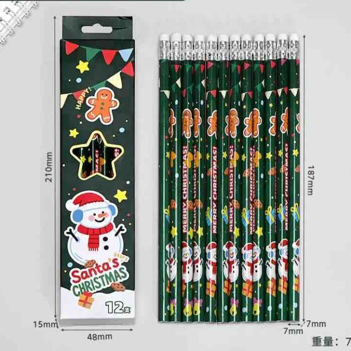Christmas Pencils Set