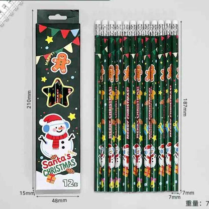 Christmas Pencils Set
