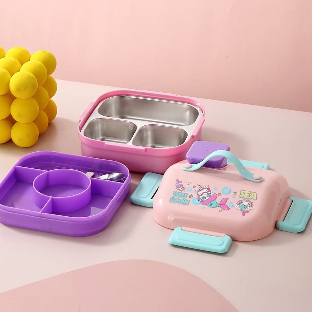 Insulated Hut Shape Stainless Steel Lunch Box