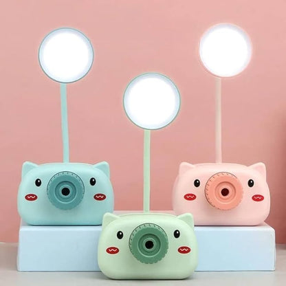 Piggy Shape Camera Desk Lamp