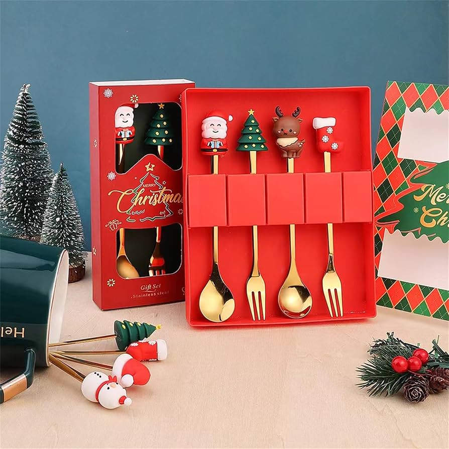 Christmas Spoon & Fork Set