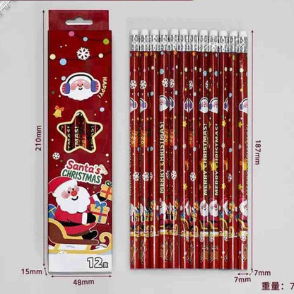 Christmas Pencils Set
