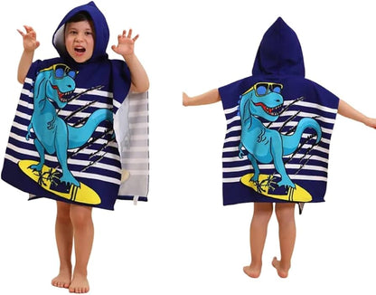 Kids Hooded Poncho Towels