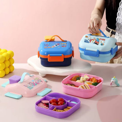 Insulated Hut Shape Stainless Steel Lunch Box