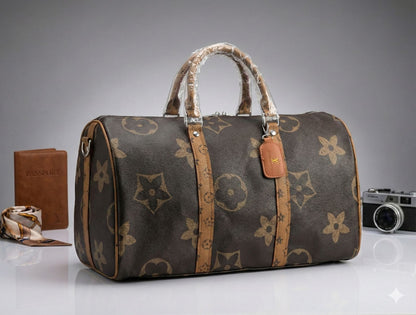 Premium Leather Luxurious Look Duffle Bags